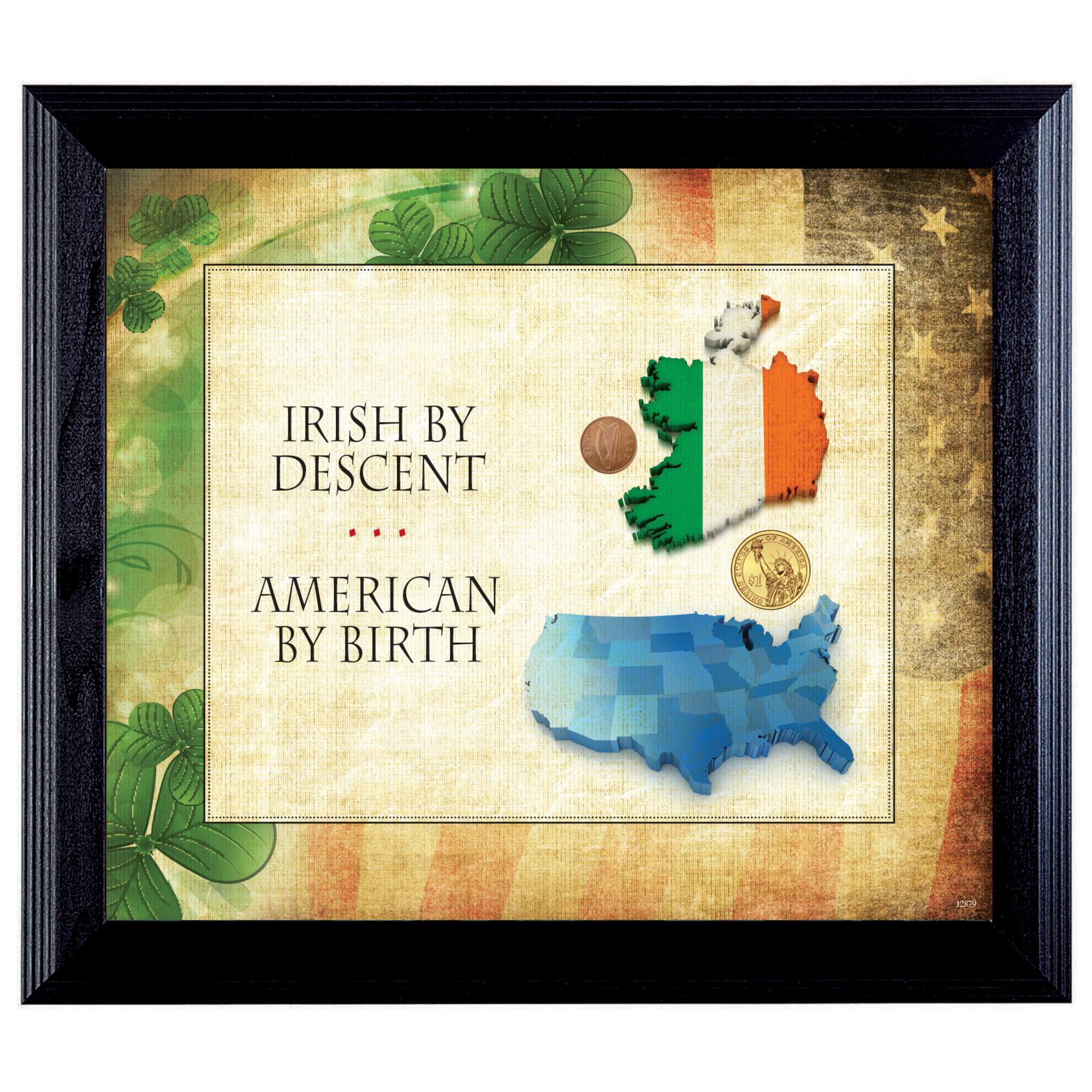 Irish by Descent Wall Frame Décor